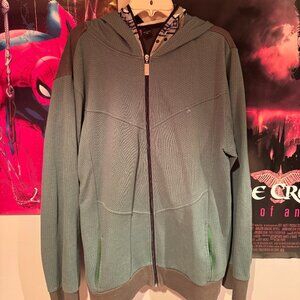 Vintage Y2K Marvel Comics Mad Engine Dr. Doom Costume Hoodie Zip UP XL thrashed